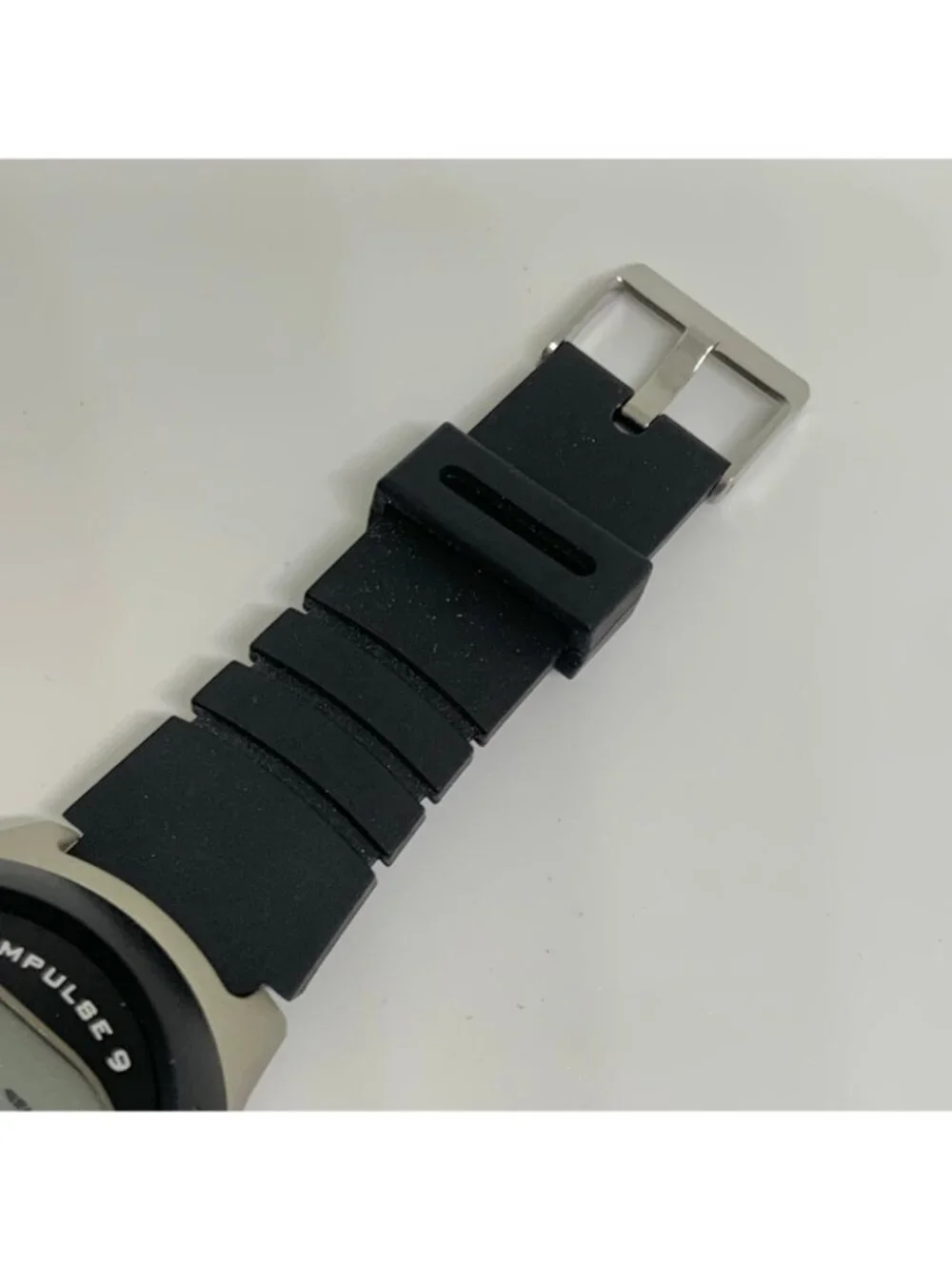 Impulse men’s digital watch black gray tone 42mm quartz analog black running
